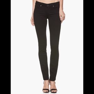 Hi Tom Ultra Skinny Black Jeans. PAIGE